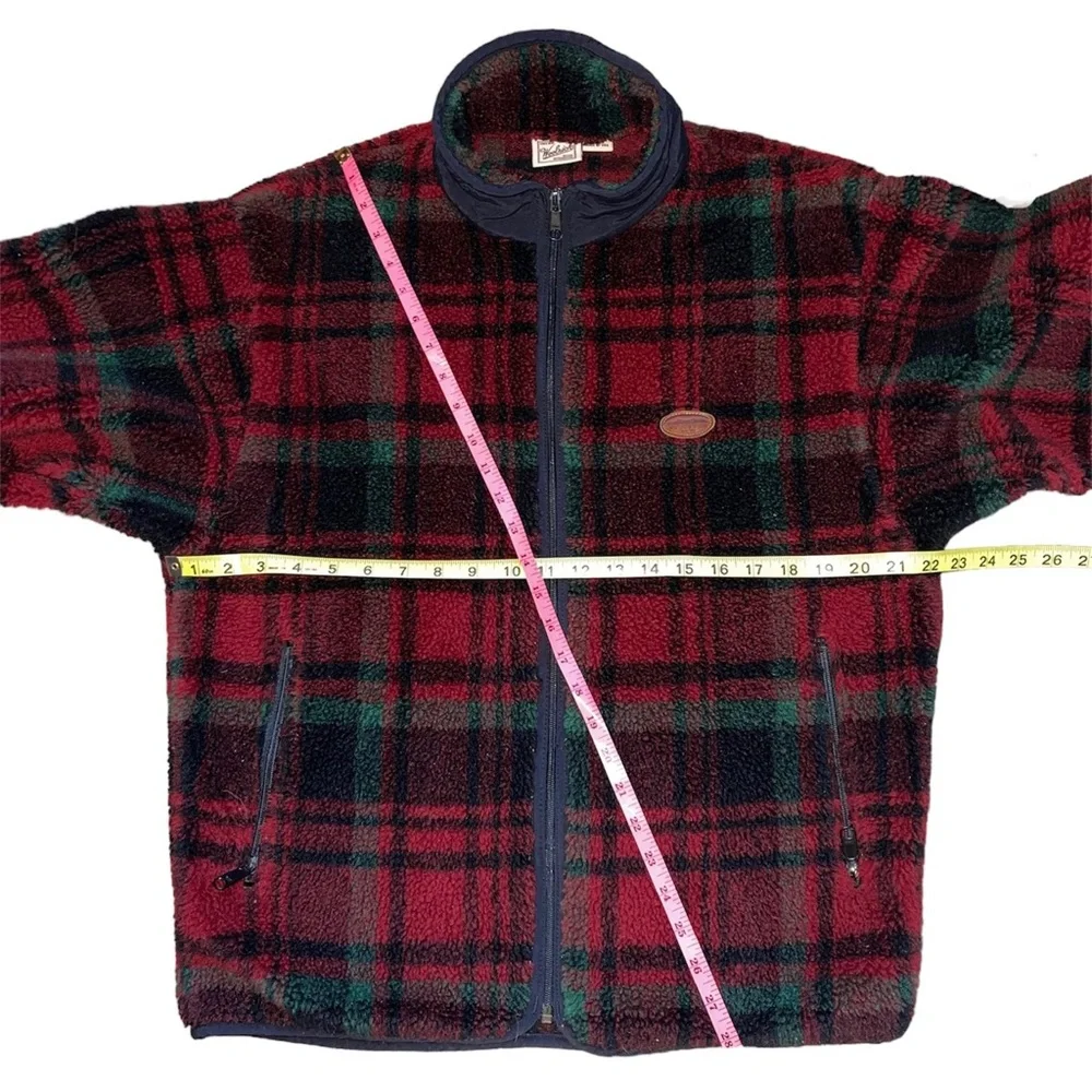 Vintage Woolrich Fleece Full Zip Jacket Made in USA Size M - Picture 2 of 5
